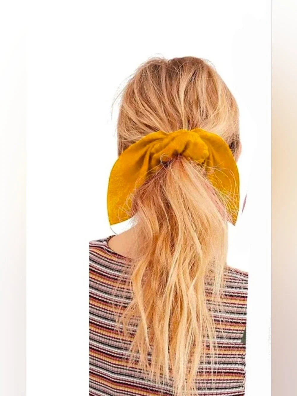 Bunny Ear Hair Scrunchies - Pink & Purple BNIB
